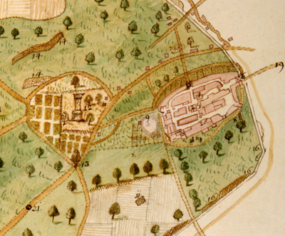 Plan d'Avenches en 1731