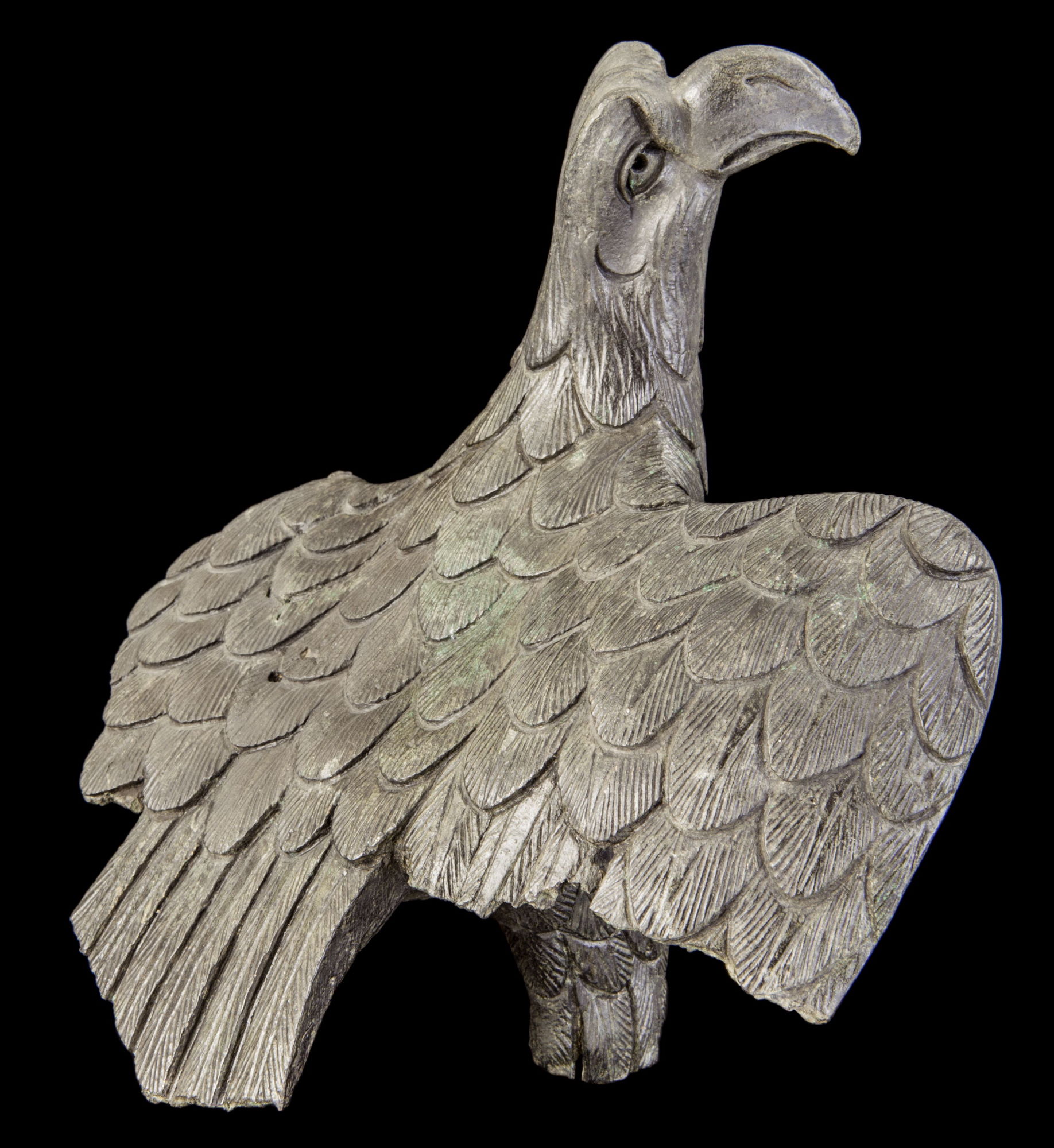 Aigle en bronze © Site et Musée romains d'Avenches, photo NVP3D