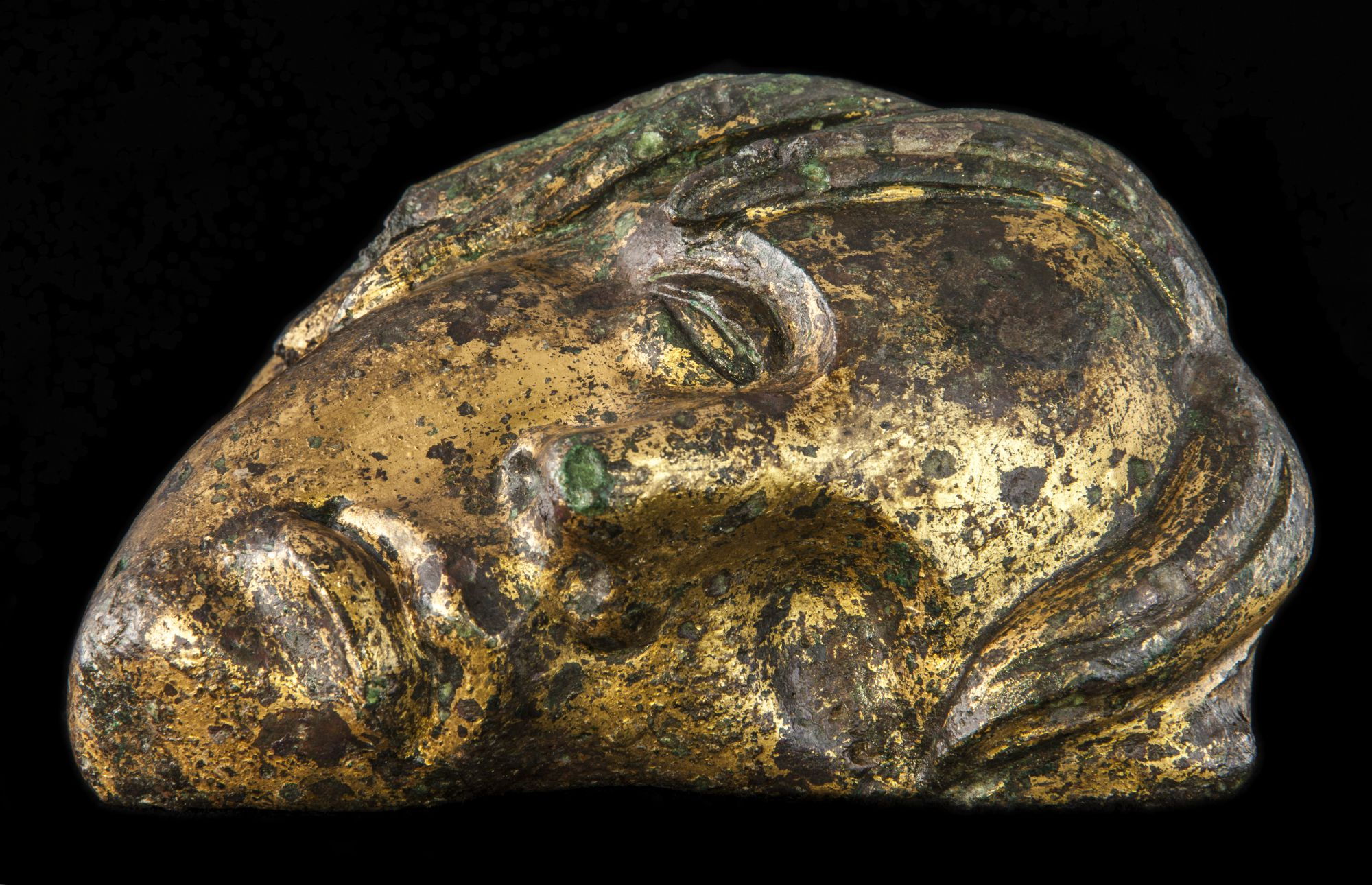 Tête d’un barbare défunt © Site et Musée romains d'Avenches, photo NVP3D
