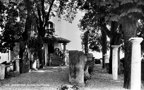 L’entrée du Musée en 1947