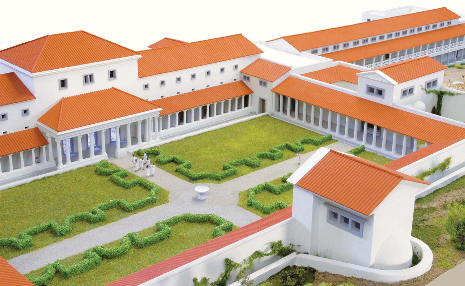 Vue de la maquette du palais de Derrière la Tour