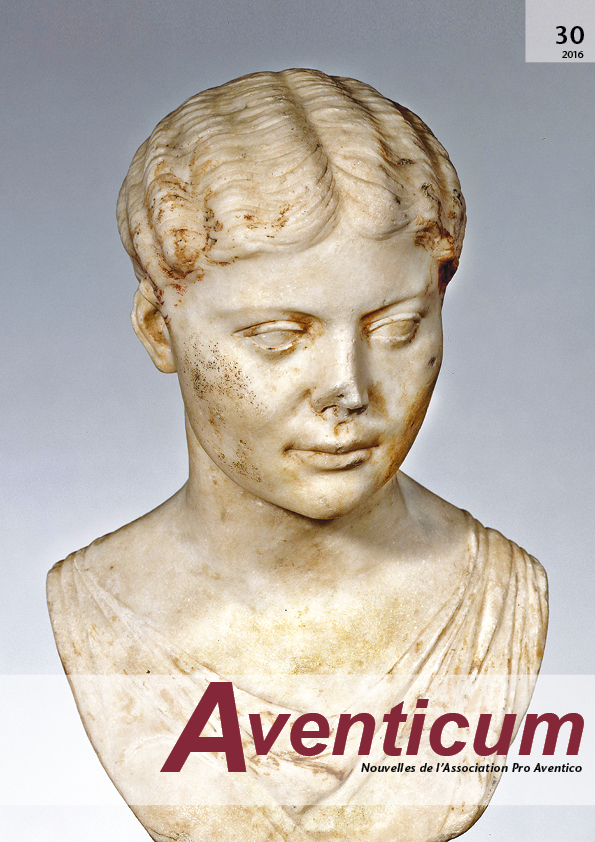 Aventicum 30, 2016
