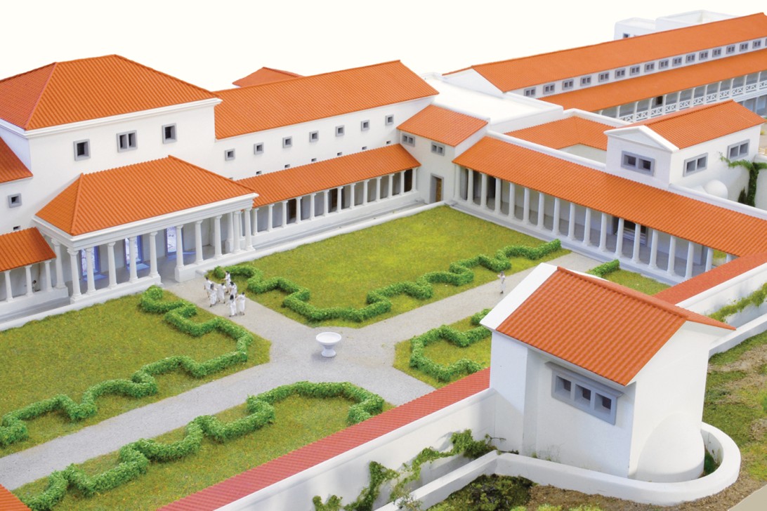 Vue de la maquette du palais de Derrière la Tour