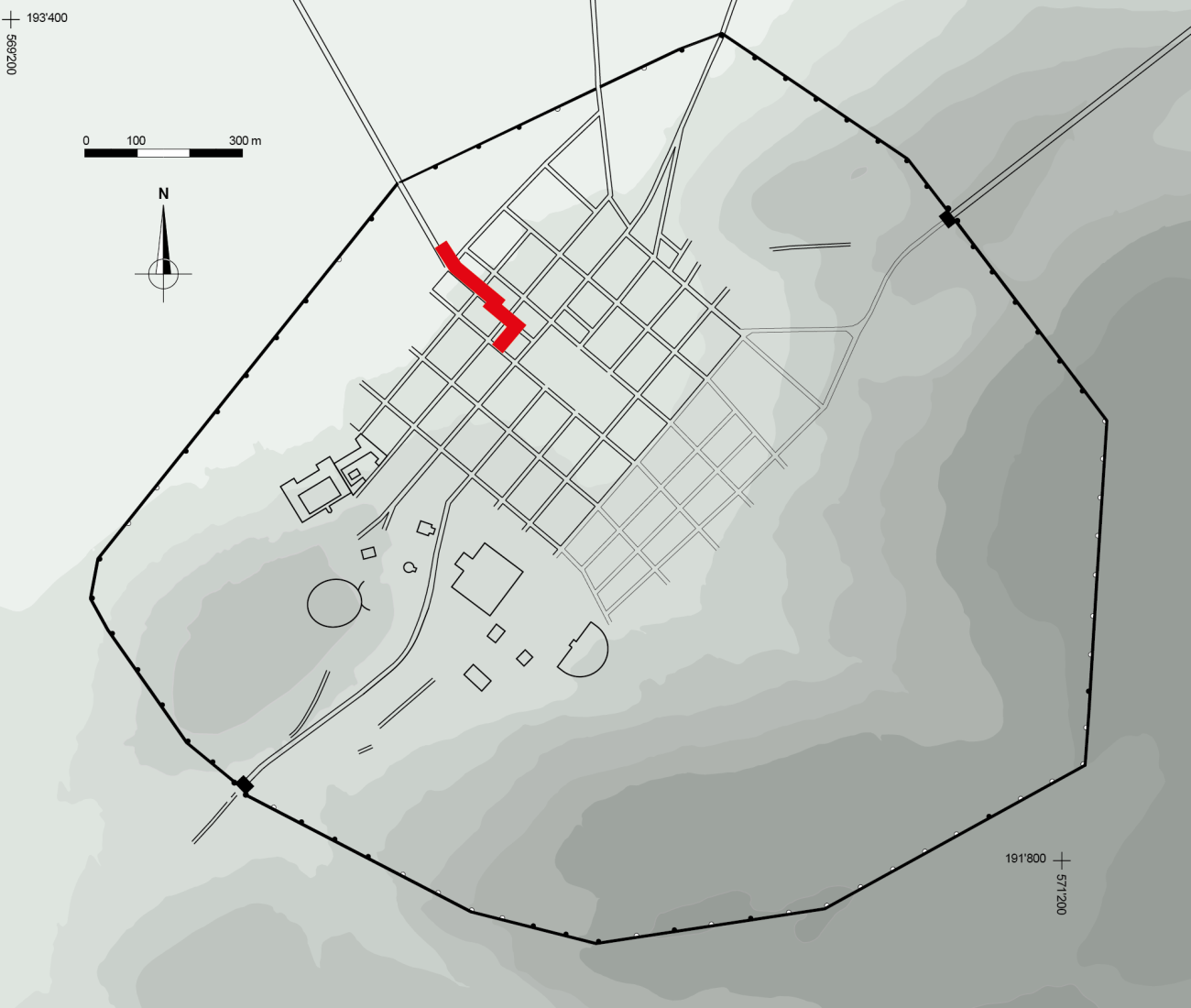 Situation de la tranchée