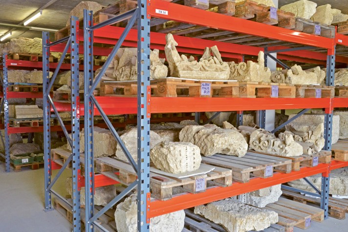 Depot der archäologischen Objekte