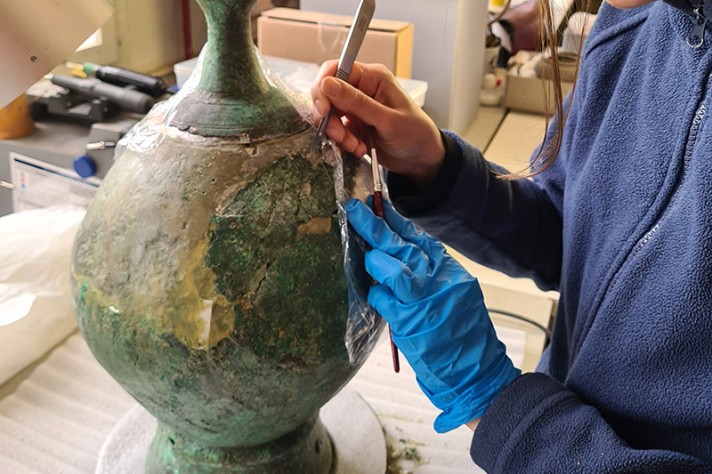 L'authepsa en cours en restauration