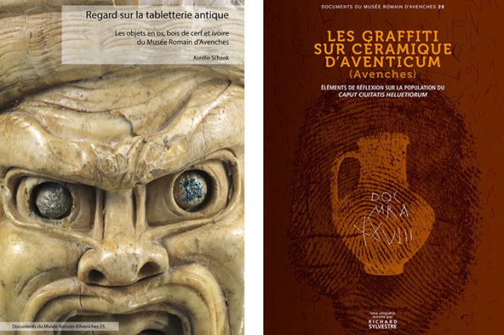 Couvertures d'ouvrages (études de mobilier archéologique)